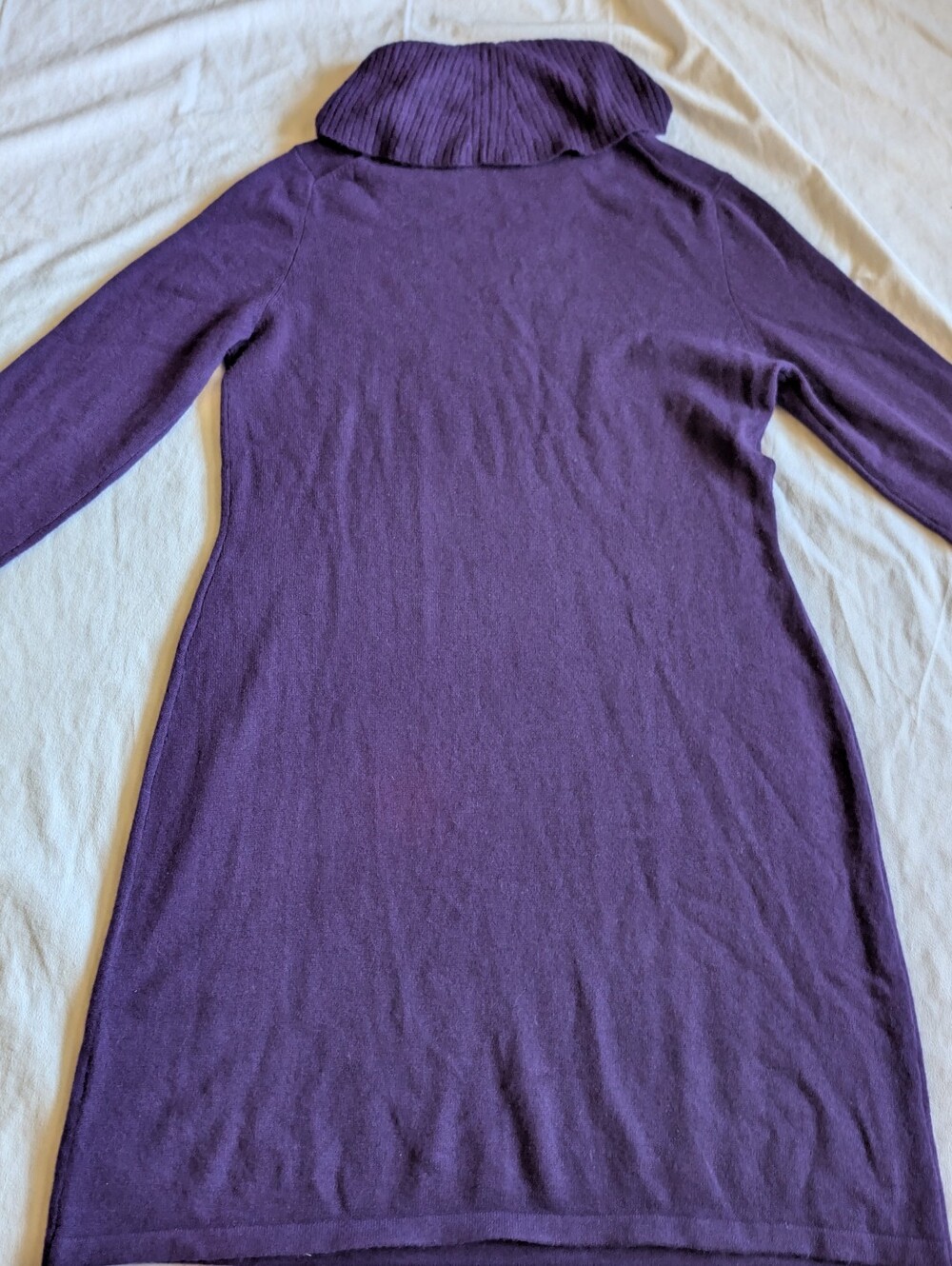 NWT Lusso Cashmere Turtleneck Midi Dress size Large - Picture 3 of 11